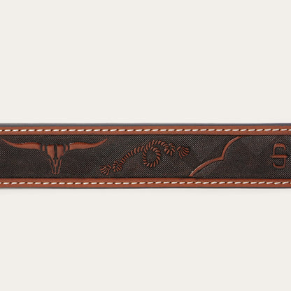 Cinturón Stetson Piel Cognac 8500