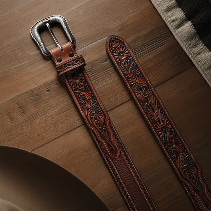 Cinturón Stetson Piel Cognac 0500