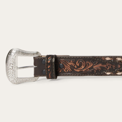 Cinturón Stetson Piel Vintage Brown