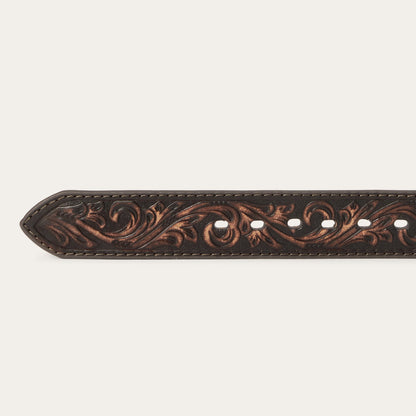 Cinturón Stetson Piel Vintage Brown