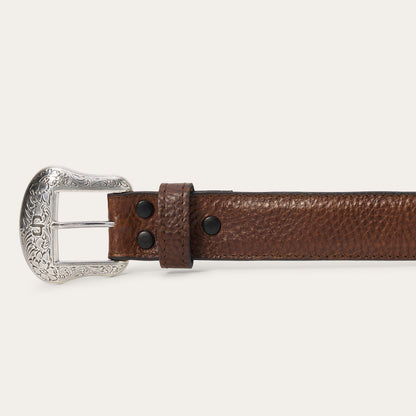 Cinturón Stetson Piel de Bisonte Conchos