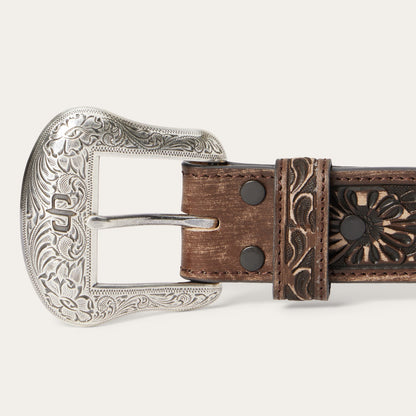 Cinturón Stetson Piel Vintage Brown