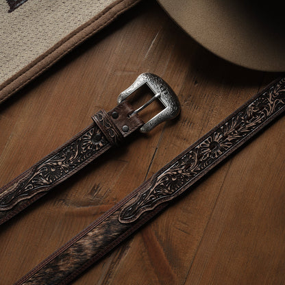Cinturón Stetson Piel Vintage Brown