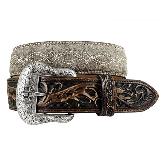 Cinturón de Piel Caballero Vintage / Taupe 1500 | Stetson
