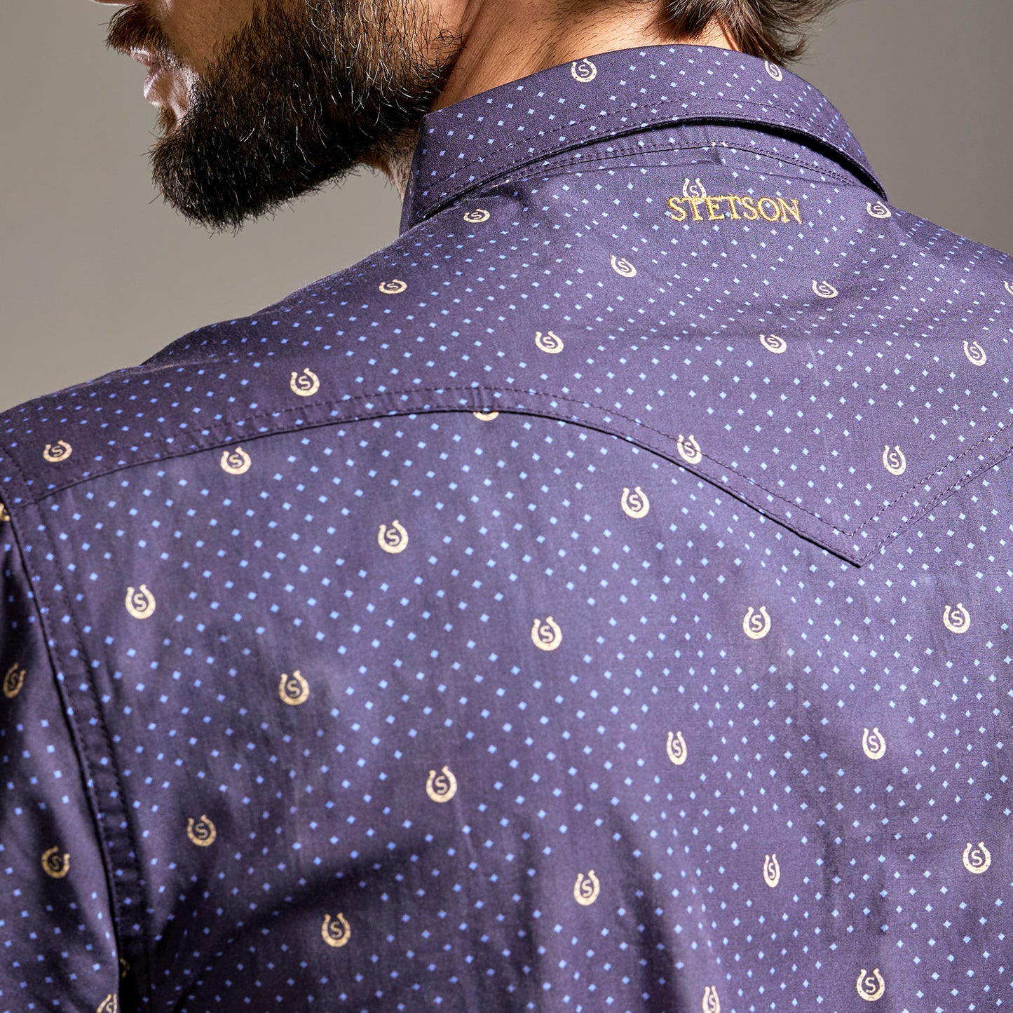 Camisa Caballero Vintage Range Printed Heritage | Stetson®