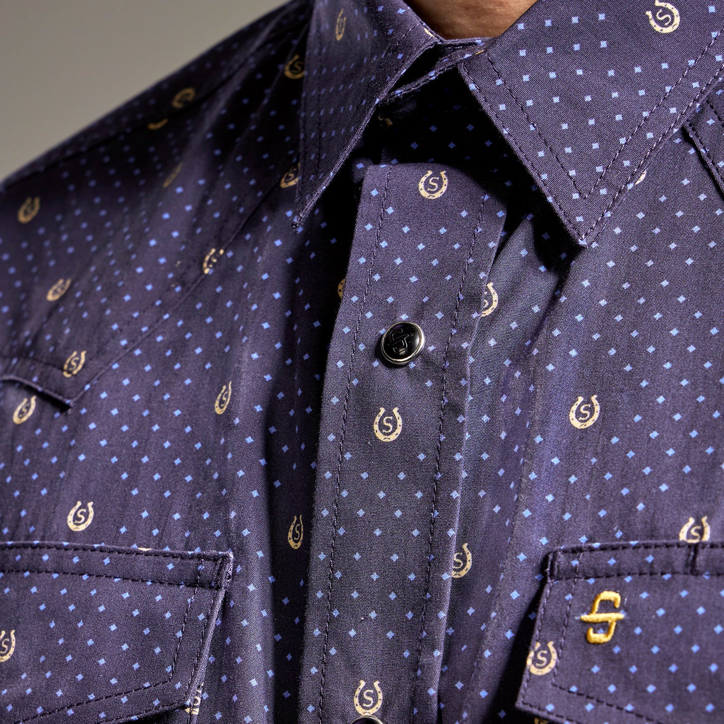 Camisa Caballero Vintage Range Printed Heritage | Stetson®
