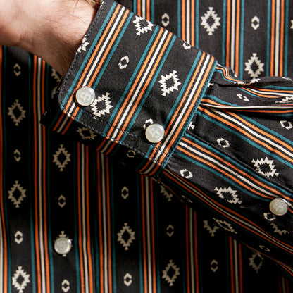 Camisa Stetson Vintage Range Aztec Forge