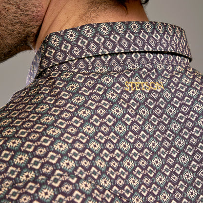 Camisa Stetson Vintage Range Forest Nomad