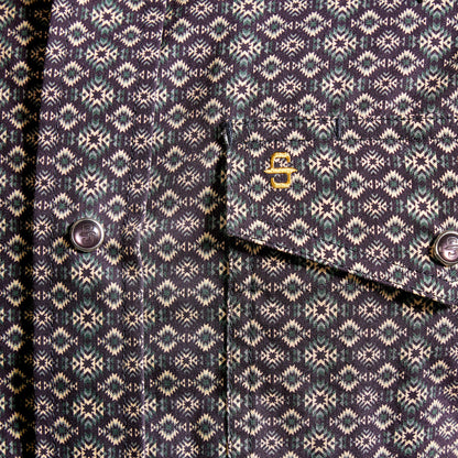 Camisa Stetson Vintage Range Forest Nomad