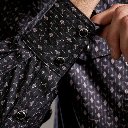 Camisa Stetson Vintage Range Steer Apex