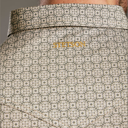 Camisa Stetson Medallon Ley