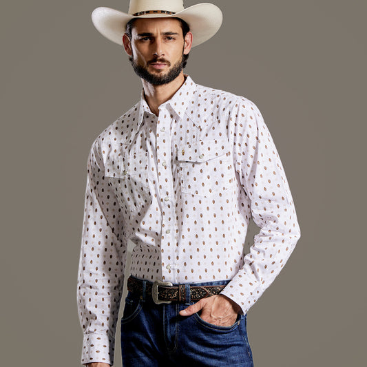 Camisa Caballero Vintage Range Printed Sonora Bloom | Stetson®