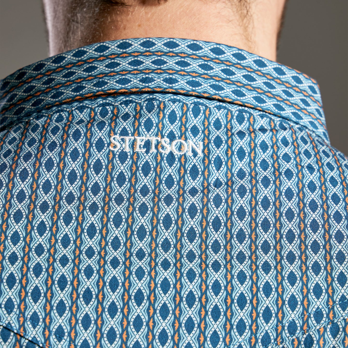 Camisa Caballero Vintage Range Printed Chainstorm | Stetson®