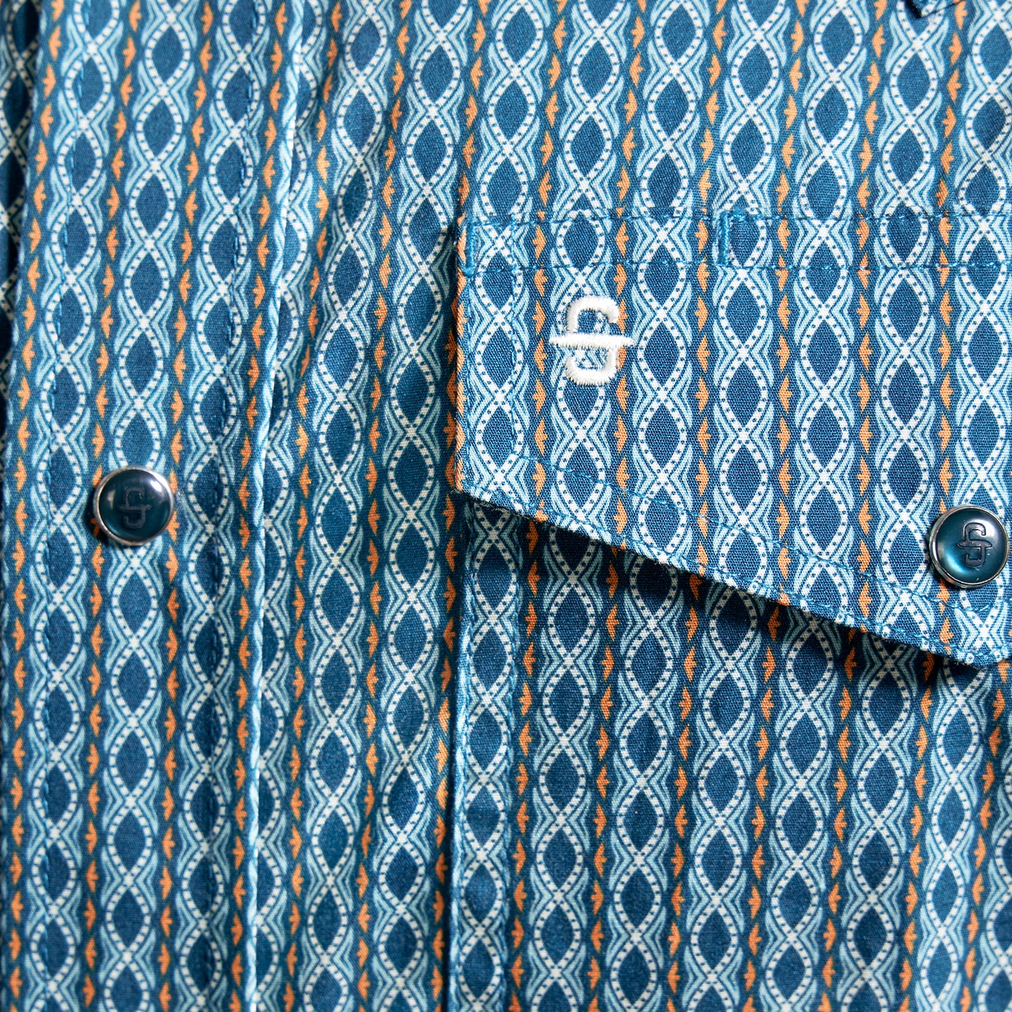 Camisa Caballero Vintage Range Printed Chainstorm | Stetson®