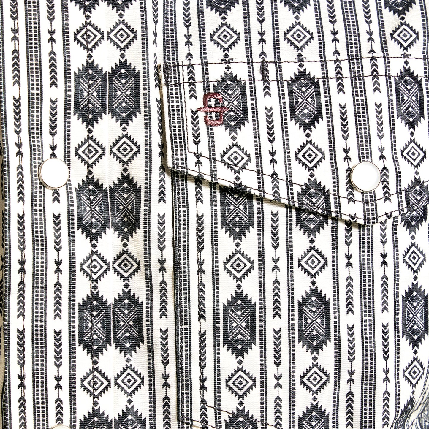 Camisa Caballero Vintage Range Printed Onyx Grecas | Stetson®