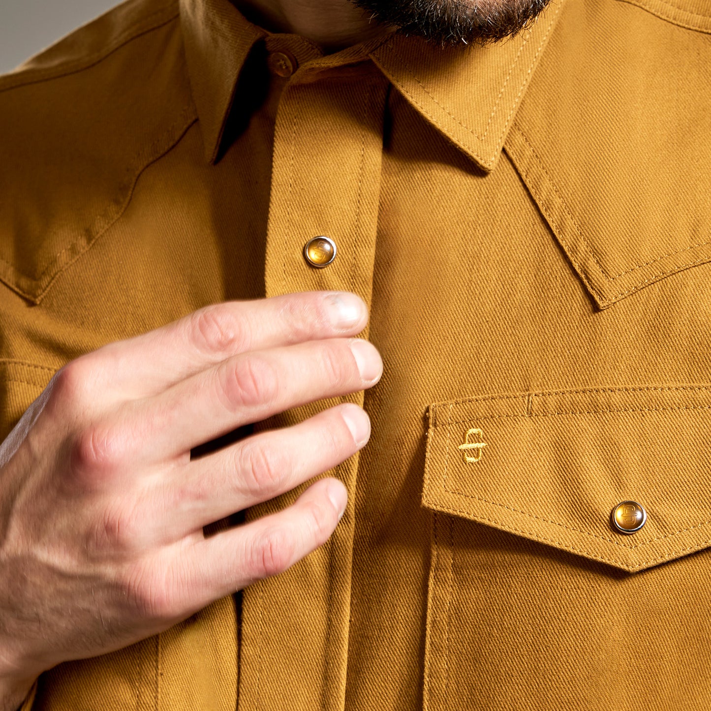 Camisa Caballero Vintage Range Solid | Stetson®