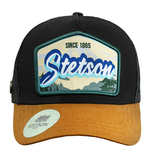 Gorra Trucker Negra STS01 | Stetson®