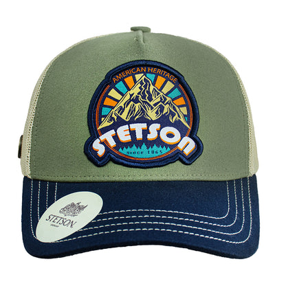 Gorra Stetson Trucker Azul / Gris
