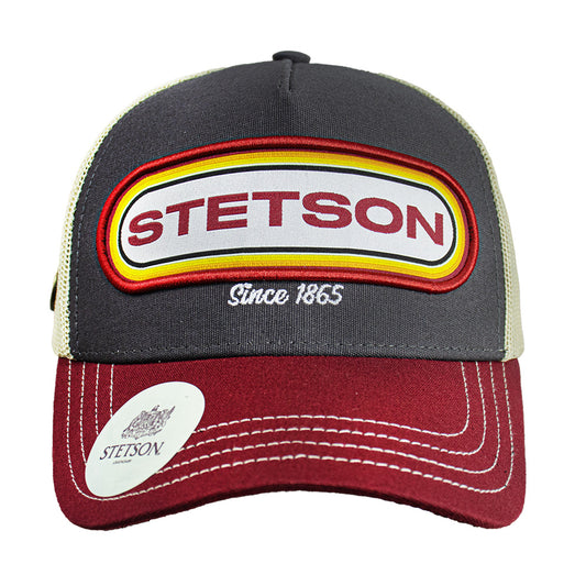 Gorra Trucker Vino / Gris STS05 | Stetson®