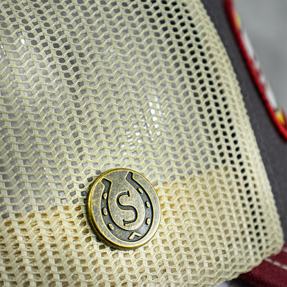Gorra Stetson Trucker Vino / Gris
