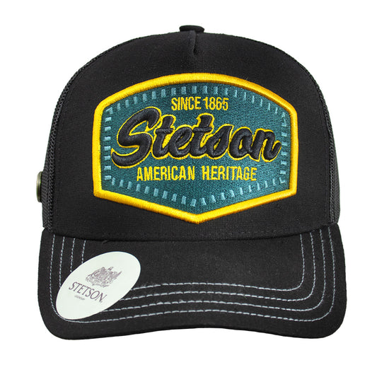 Gorra Trucker Negra STS06 | Stetson®