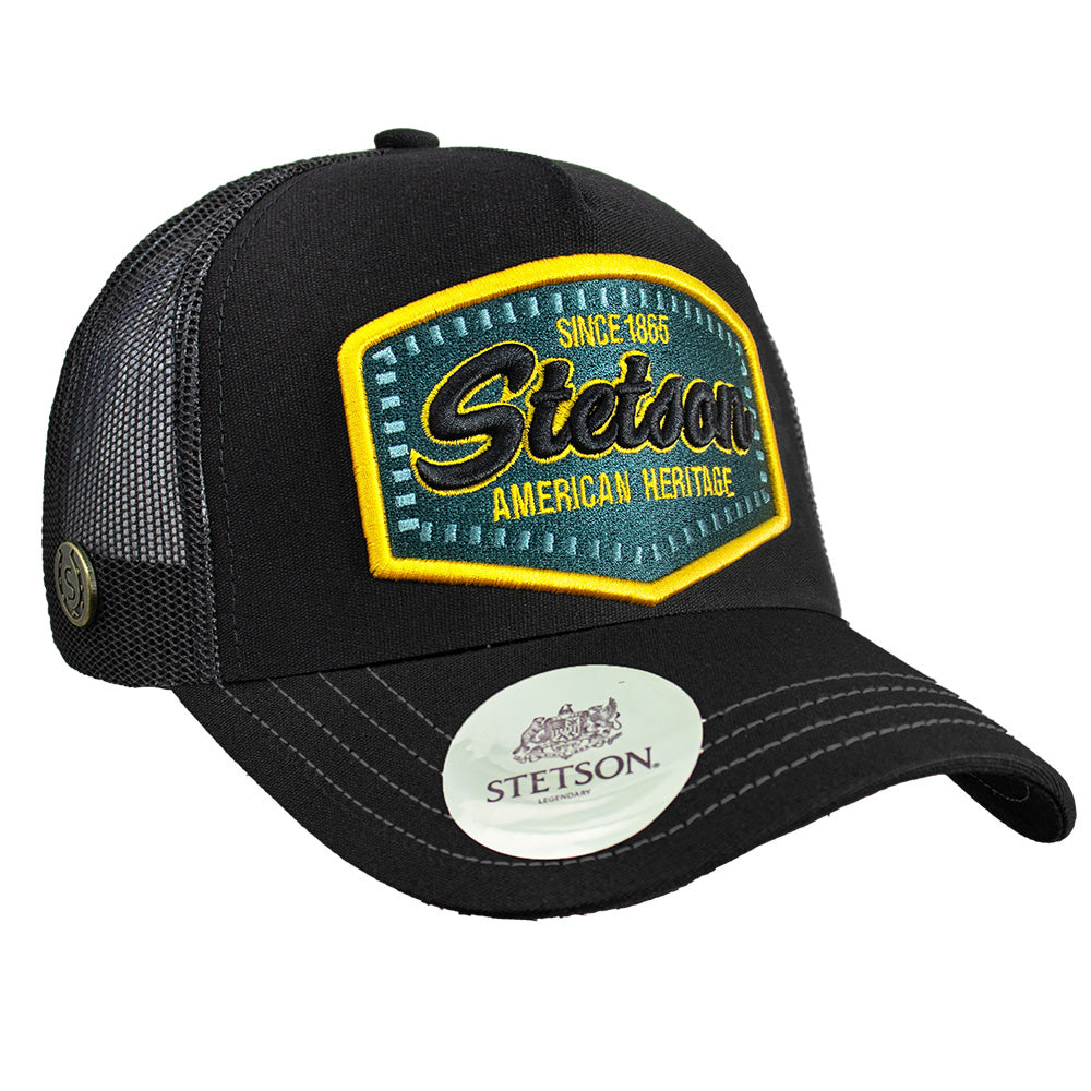 Gorra Trucker Negra STS06 | Stetson®