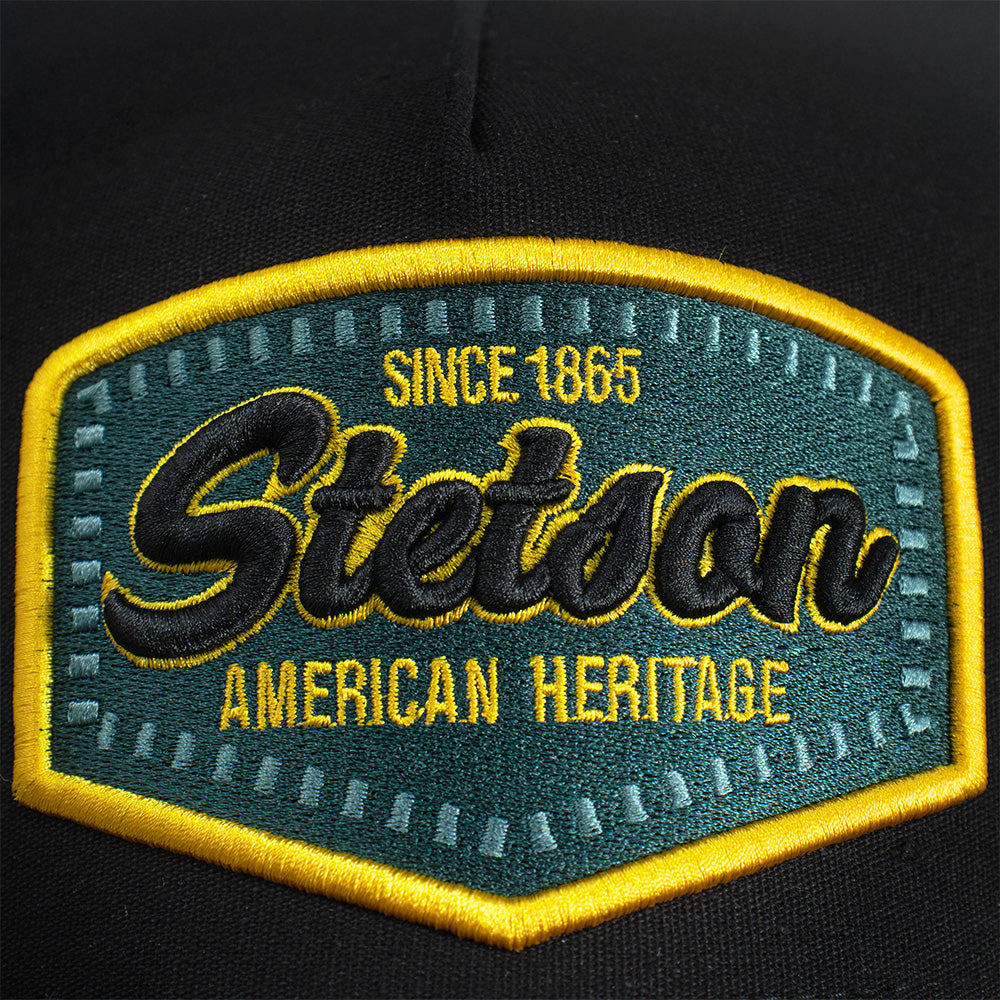 Gorra Trucker Negra STS06 | Stetson®