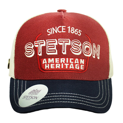 Gorra Stetson Trucker Rojo / Azul