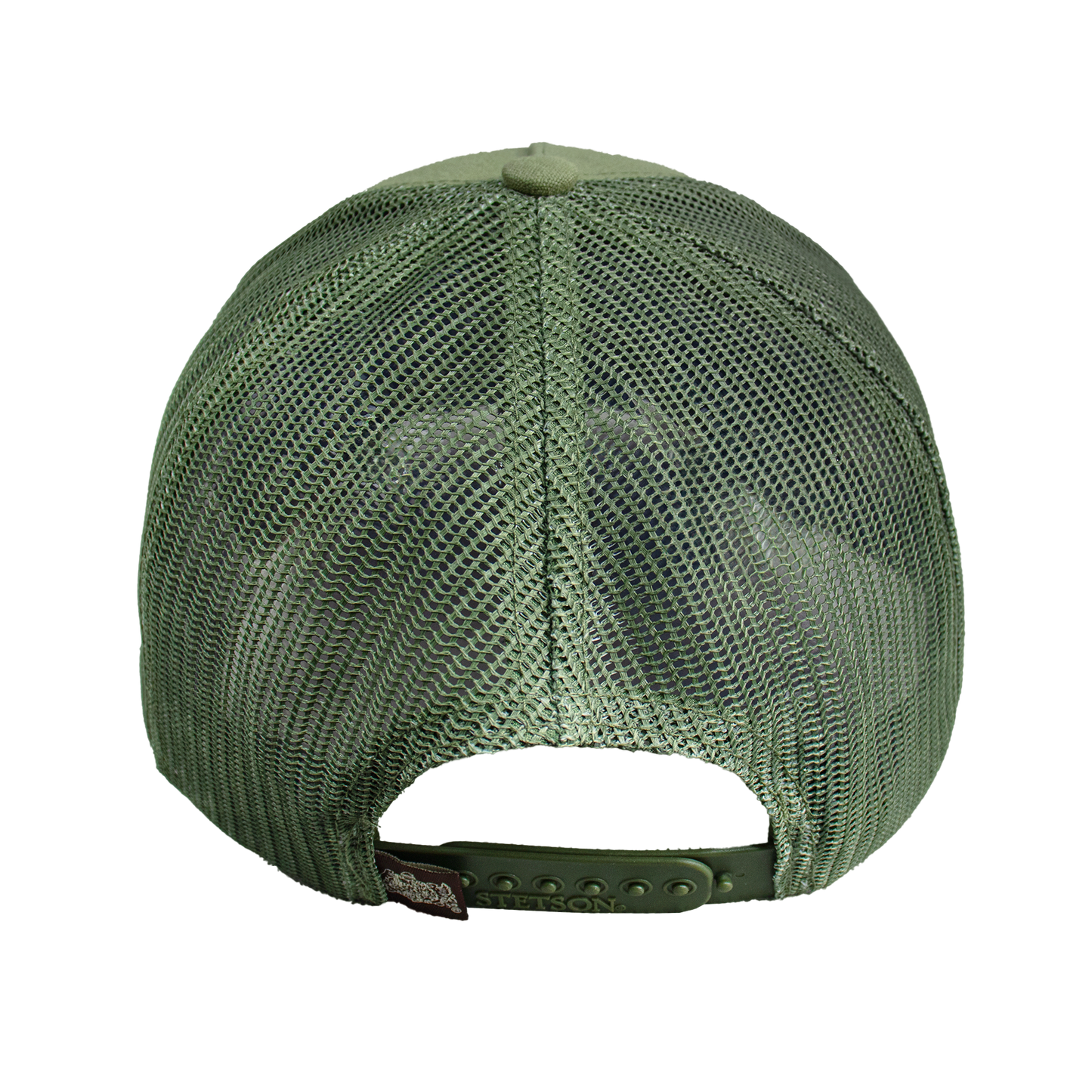 Khaki Arrowhead Patch Trucker Cap (STS09)