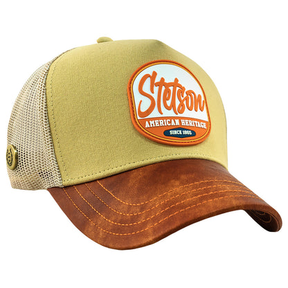 Gorra Stetson Trucker Paja / Café
