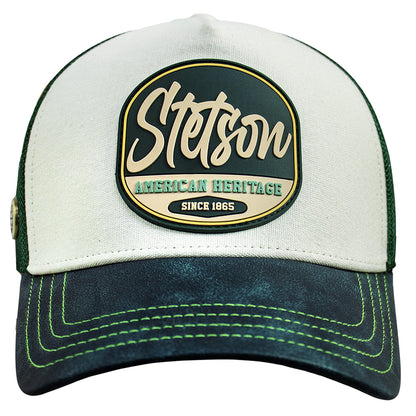 Gorra Stetson Trucker Blanca / Azul