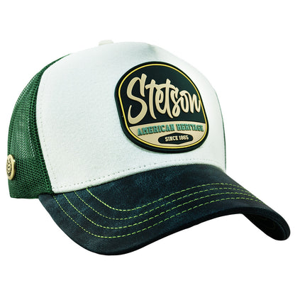 Gorra Stetson Trucker Blanca / Azul