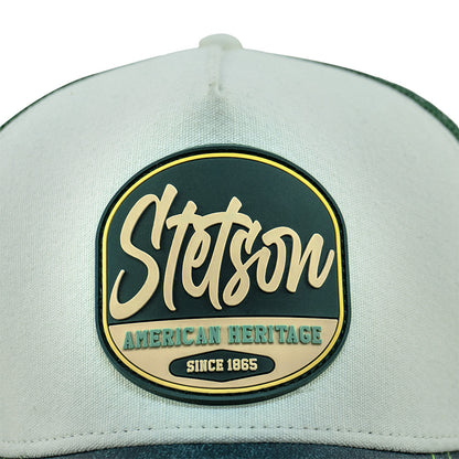 Gorra Stetson Trucker Blanca / Azul