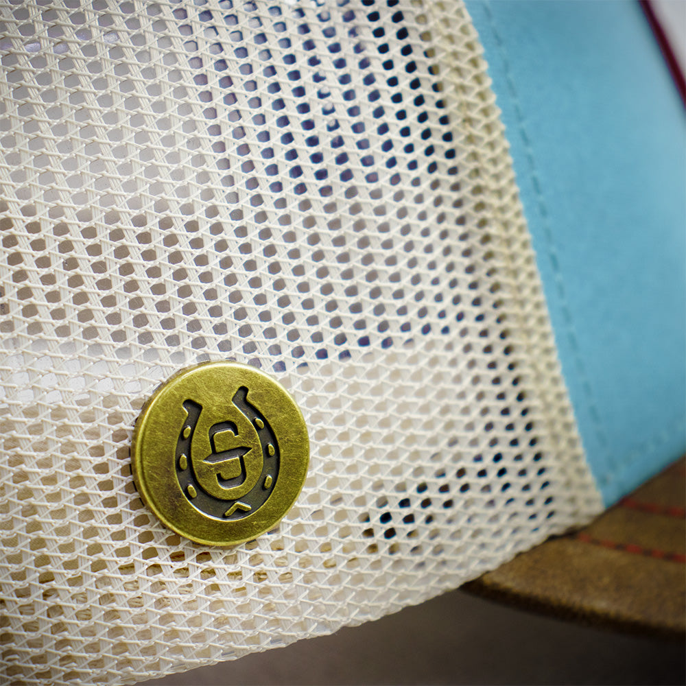 Gorra Trucker Azul / Café STS22 | Stetson®