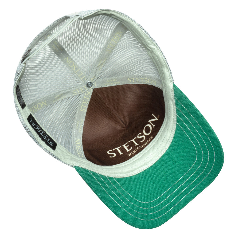 Gorra Trucker Negra / Verde STS24 | Stetson®