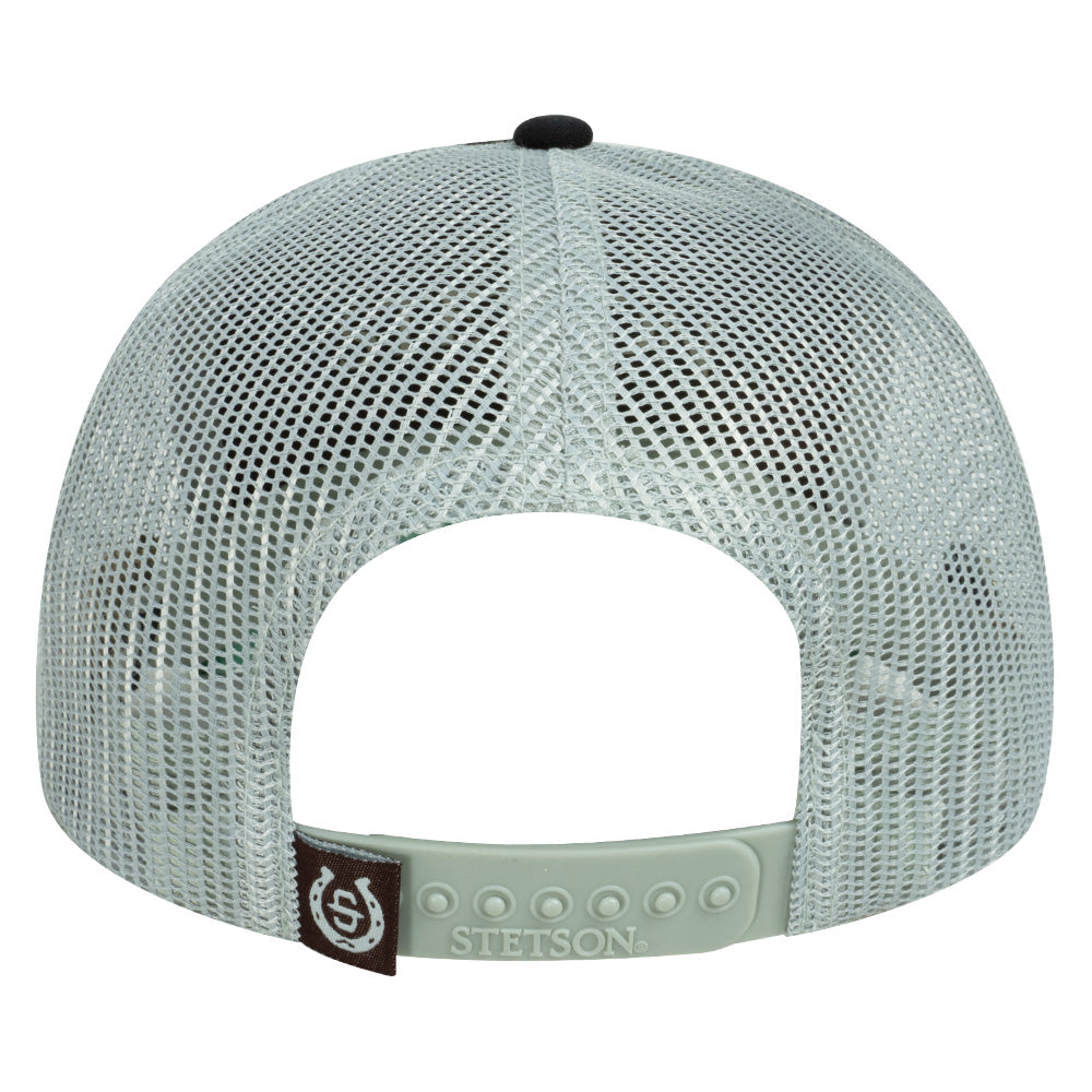 Gorra Trucker Negra / Verde STS24 | Stetson®