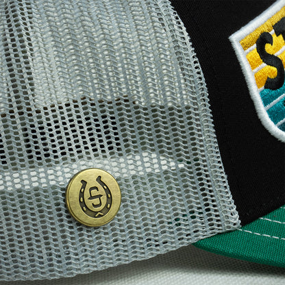 Gorra Stetson Trucker Negra / Verde