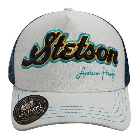 Gorra Trucker Blanca / Azul STS30 | Stetson®