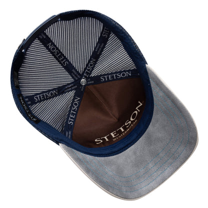 Gorra Stetson Trucker Blanca / Azul
