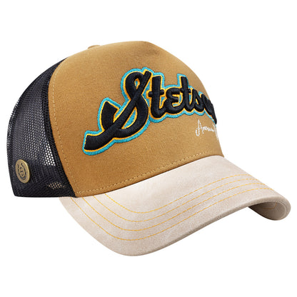 Gorra Stetson Trucker Paja / Negro