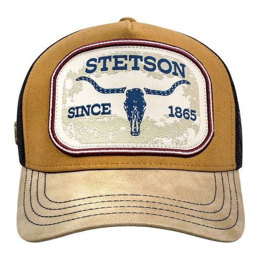 Gorra Trucker Paja / Negro STS37 | Stetson®