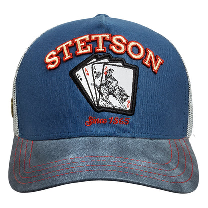 Gorra Stetson Trucker Azul / Blanco