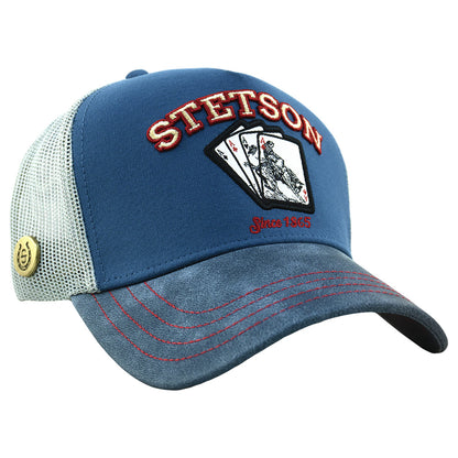 Gorra Stetson Trucker Azul / Blanco