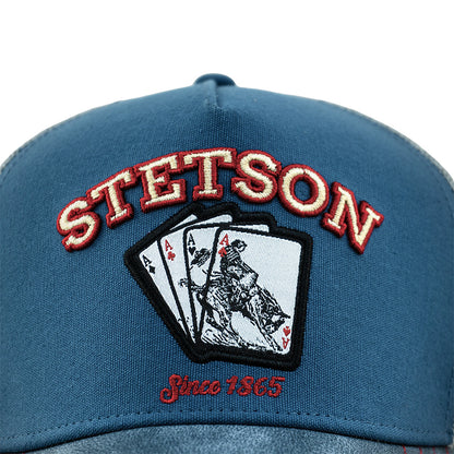 Gorra Stetson Trucker Azul / Blanco