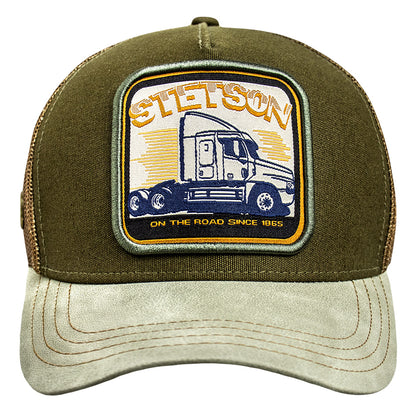 Gorra Stetson Trucker Verde Camión
