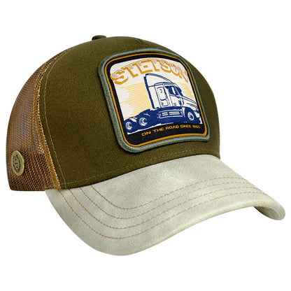 Gorra Stetson Trucker Verde Camión
