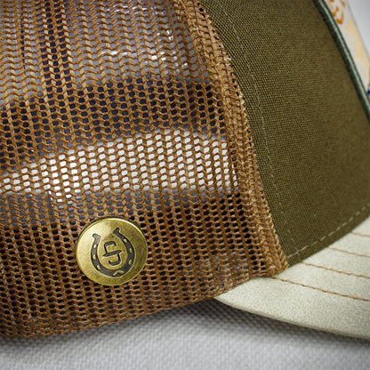 Gorra Stetson Trucker Verde Camión