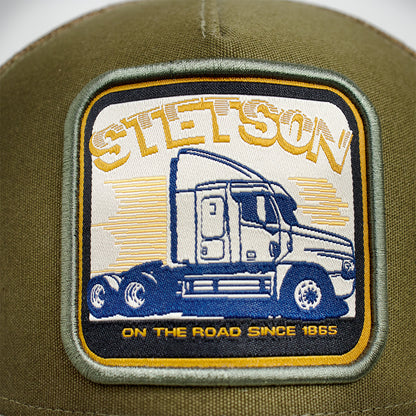 Gorra Stetson Trucker Verde Camión