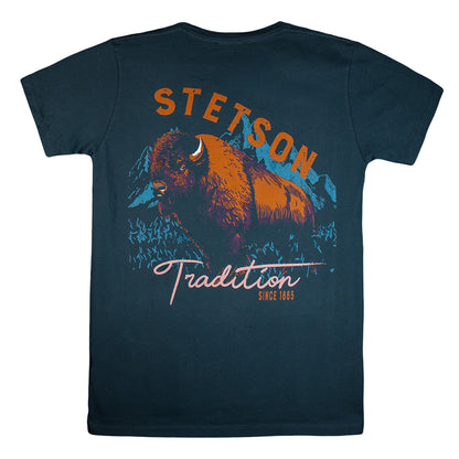 Playera Bisonte Azul