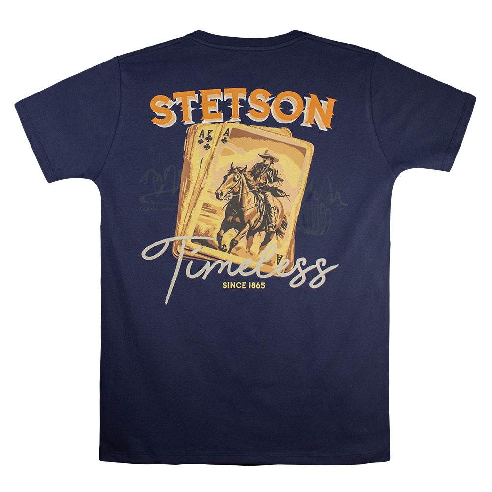 playera-timeless-azul-stetson®